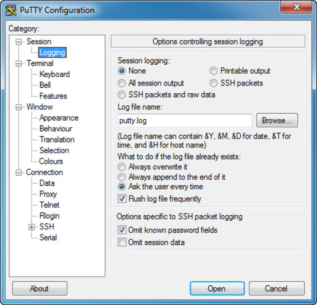 Putty Software Download For Mac